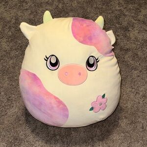 Squishmallows Plush with White and Gray Design